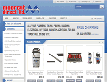 Tablet Screenshot of moorcut.co.uk